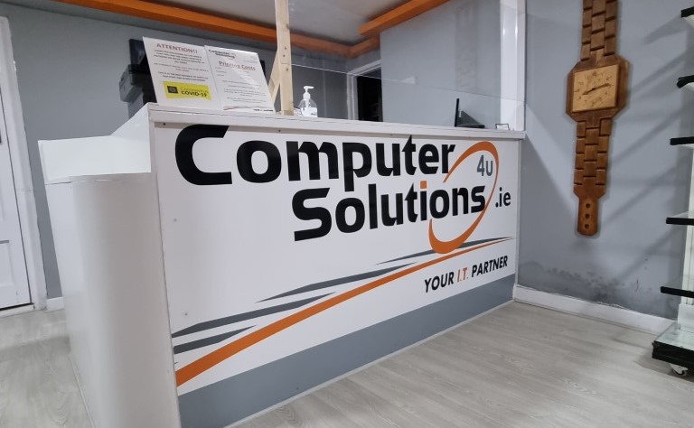 The repair bench at Computer Solutions 4U
