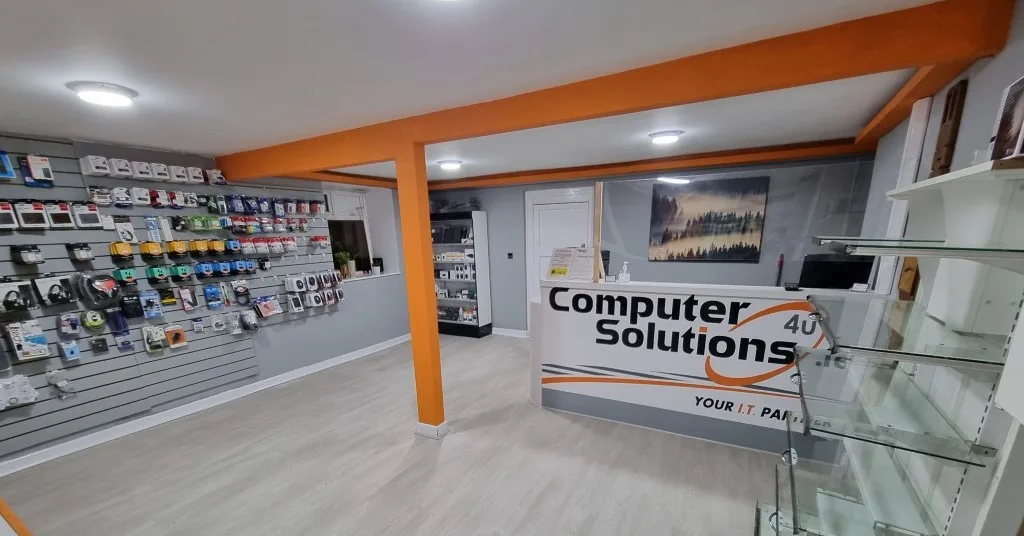 The shop floor at Computer Solutions 4U on O'Brien Street, Tipperary